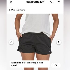 Patagonia black shorts